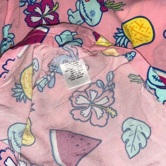 Disney Tank Top – Lilo & Stitch Tropical Button-Front Tie Hem (2XL) - Picture 5 of 6